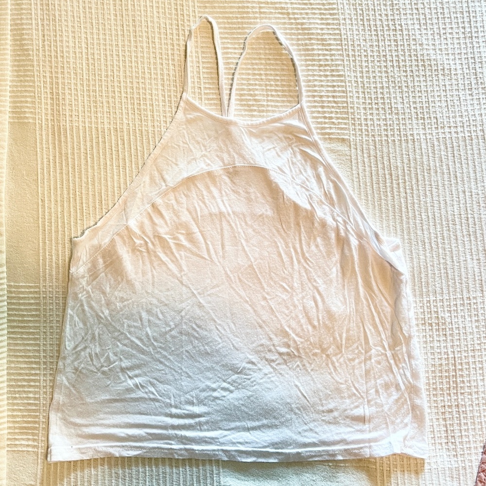 Alo White Tank Top - Medium